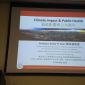 Sharing the Latest Findings of Climate Impact on Public Health at the Climate Change Forum: Overview of Latest Scientific Findings of IPCC AR5 Report